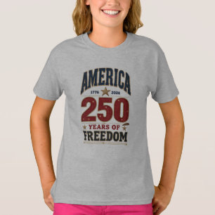 250th America Liberty 1776 Freedom Patriotic Strip T-Shirt