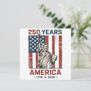 250th America Liberty Statue Obama Patriotic Strip