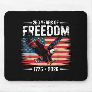250th American Anniversary 2026 Years Of Freedom  Mouse Mat