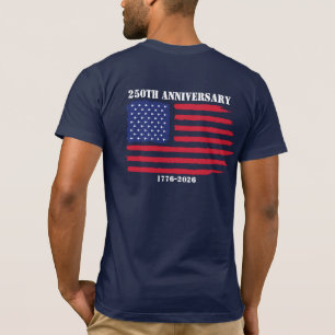 250th Anniv American flag Jet Fighter Aeroplanes  T-Shirt