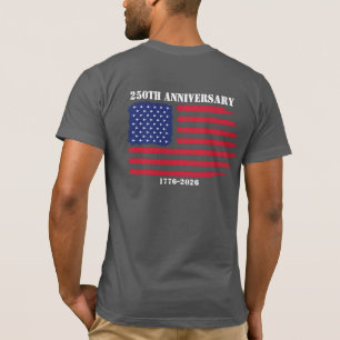 250th Anniv American flag Jet Fighter Aeroplanes T-Shirt