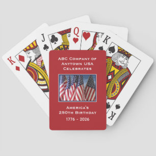 250th Anniversary 1776 to 2026 USA America Playing Cards