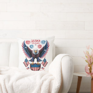 250th anniversary 250 years usa 1776 cushion