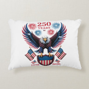 250th anniversary 250 years usa 1776 decorative cushion