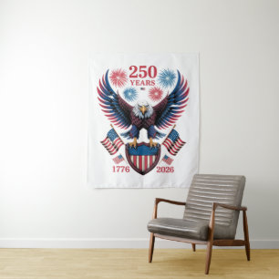 250th Anniversary 250 Years USA 1776 Tapestry