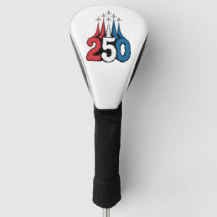 250th Anniversary 4th Of July Jet Patriotic   Golf Head Cover