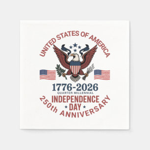 250th Anniversary 4th of July – Vintage Patriotic Napkin