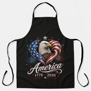 250th Anniversary America Flag Eagle 250 Years Apron