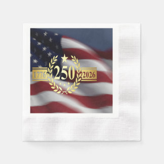 250th Anniversary American Coin Napkins  1776‑2026