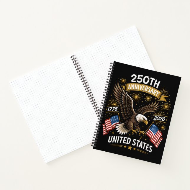 250th Anniversary Bald Eagle Celebration Notebook (Inside)
