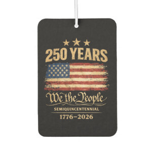 250th anniversary car air freshener