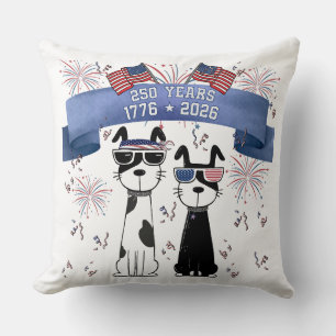 250th Anniversary Cool Dogs Cushion