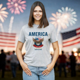 250th Anniversary Eagle Red White Blue America T-Shirt