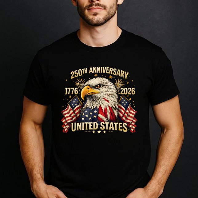 250th Anniversary Eagle USA 1776 2026 Patriotic T-Shirt (Creator Uploaded)