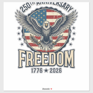 250th Anniversary Freedom Eagle Patriotic Vintage 
