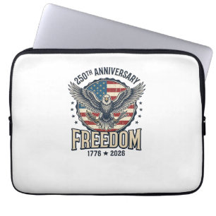 250th Anniversary Freedom Eagle Patriotic Vintage  Laptop Sleeve