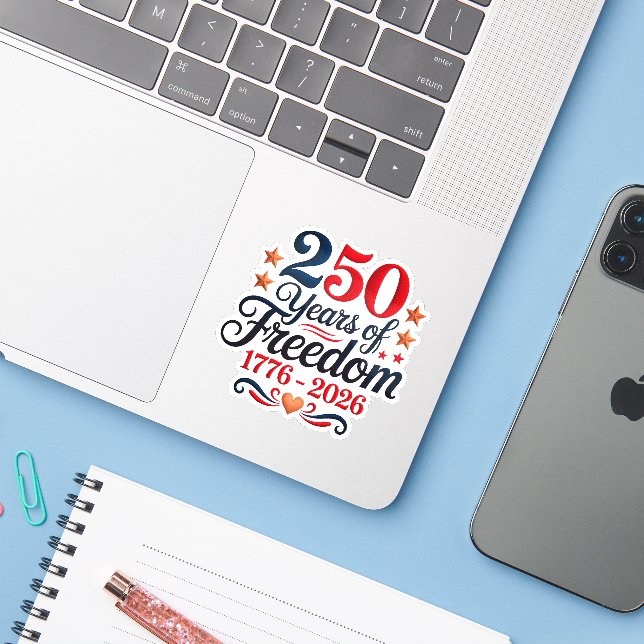 250th Anniversary Freedom Party Vinyl (Laptop w/ iPhone)