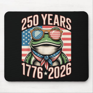 250th Anniversary Frog 1776 2026 250 Years America Mouse Mat