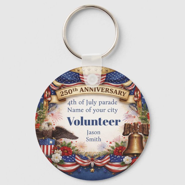 250th Anniversary Keychain  (Front)
