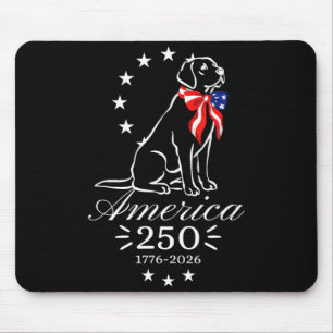 250th anniversary labrador retriever america 250 mouse mat