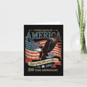 250th Anniversary Of Aamerica Design Card