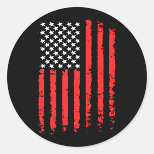 250th Anniversary Of Aamerica Usa Flag Aamerican Classic Round Sticker