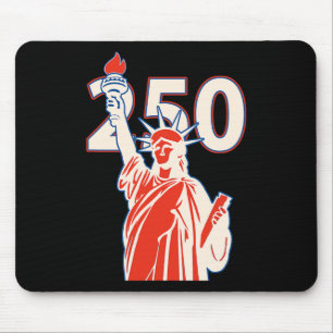 250th Anniversary Of Usa, 2026 1776, Statue Of Lib Mouse Mat