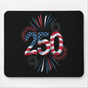 250th Anniversary Patriotic July 4th Mouse Mat