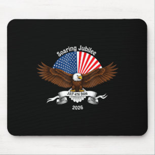 250th anniversary patriotic july 4th usa 1776-2026 mouse mat
