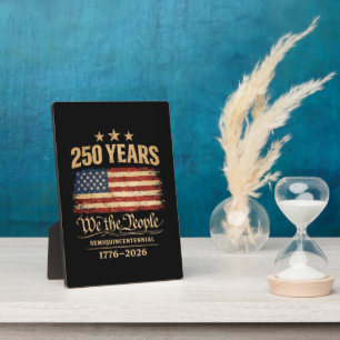 250th anniversary plaque