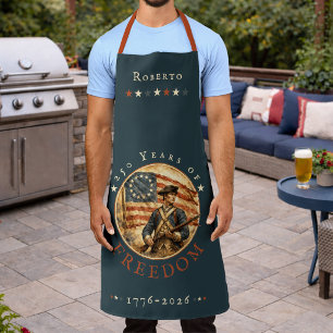 250th Anniversary Revolutionary Soldier Freedom Apron