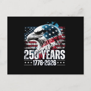 250th Anniversary United States Birthday Long Slee Postcard
