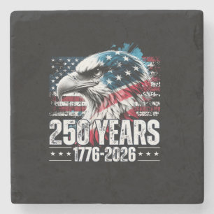 250th Anniversary United States Birthday Long Slee Stone Coaster