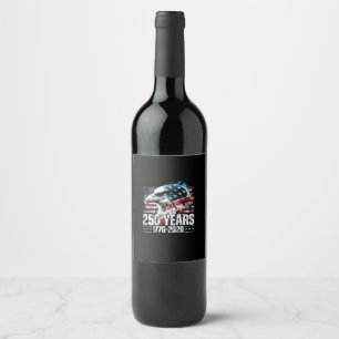 250th Anniversary United States Birthday Long Slee Wine Label