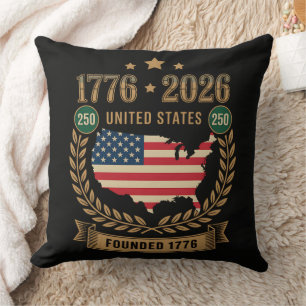 250th Anniversary United States of America 250 USA Cushion