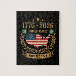 250th Anniversary United States of America 250 USA Jigsaw Puzzle
