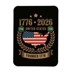 250th Anniversary United States of America 250 USA Magnet