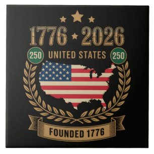 250th Anniversary United States of America 250 USA Tile