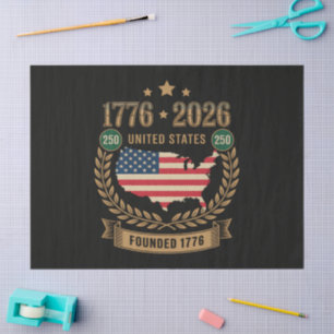 250th Anniversary United States of America 250 USA Tissue Paper