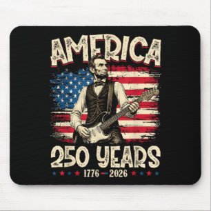 250th Anniversary Usa 16th President 250 Years 4th Mouse Mat