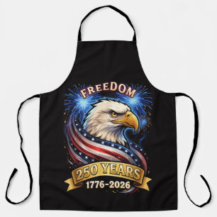 250th Anniversary USA 1776-2026 Patriotic American Apron