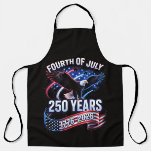250th Anniversary USA 1776-2026 Patriotic American Apron