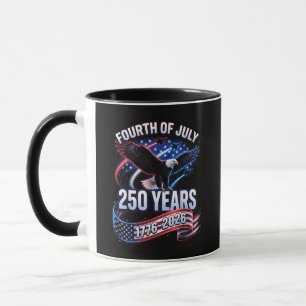 250th Anniversary USA 1776-2026 Patriotic American Mug