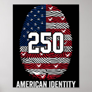 250th Anniversary USA 1776-2026 Patriotic American Poster