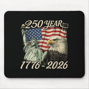 250th Anniversary USA 250 Years American 4th July Mouse Mat