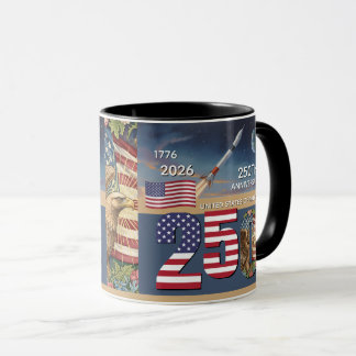 250th Anniversary USA, American Flag / Patriotic Mug