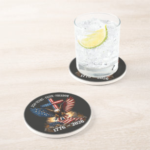 250th Anniversary USA Faith Freedom Coaster