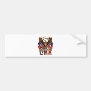 250th Anniversary USA Flag 250 Years American Bumper Sticker