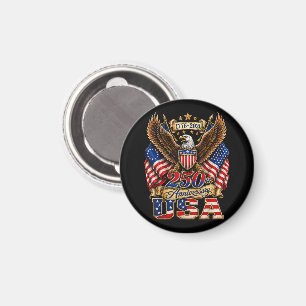 250th Anniversary USA Flag 250 Years American Magnet
