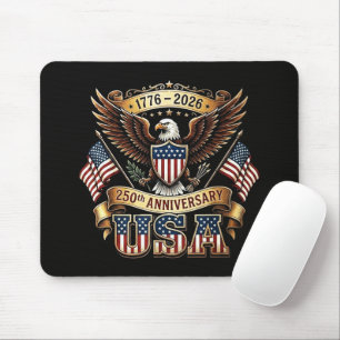 250th Anniversary USA Flag 250 Years American Mouse Mat